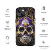 Non-Binary Sugar Skull Tough Case for iPhone®