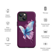 Self Made Trans Butterfly Tough Case for iPhone®