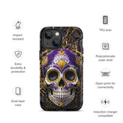 Non-Binary Sugar Skull Tough Case for iPhone®