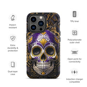 Non-Binary Sugar Skull Tough Case for iPhone®