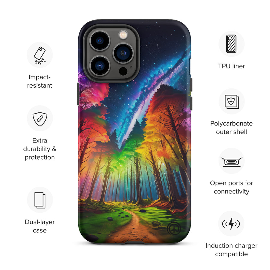 Rainbow Forest, Trans Galaxy Tough Case for iPhone®