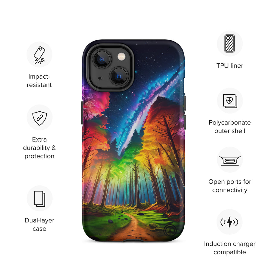 Rainbow Forest, Trans Galaxy Tough Case for iPhone®