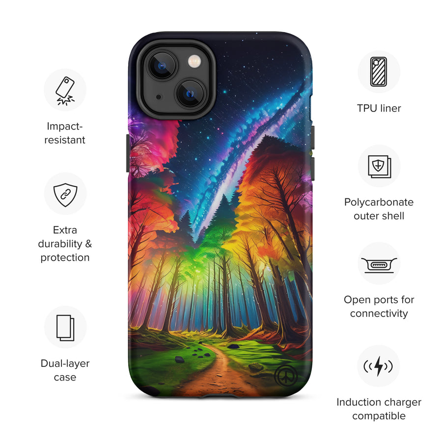 Rainbow Forest, Trans Galaxy Tough Case for iPhone®