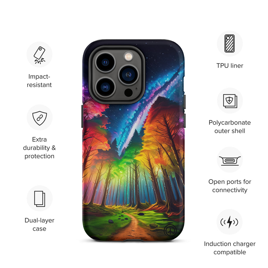 Rainbow Forest, Trans Galaxy Tough Case for iPhone®