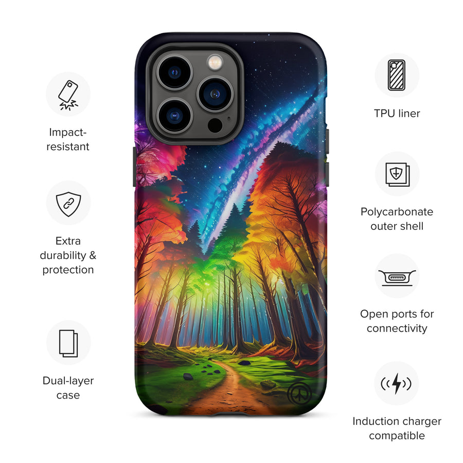 Rainbow Forest, Trans Galaxy Tough Case for iPhone®