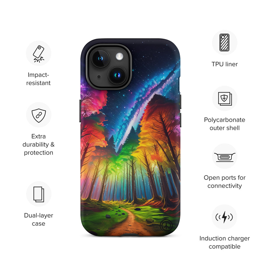 Rainbow Forest, Trans Galaxy Tough Case for iPhone®