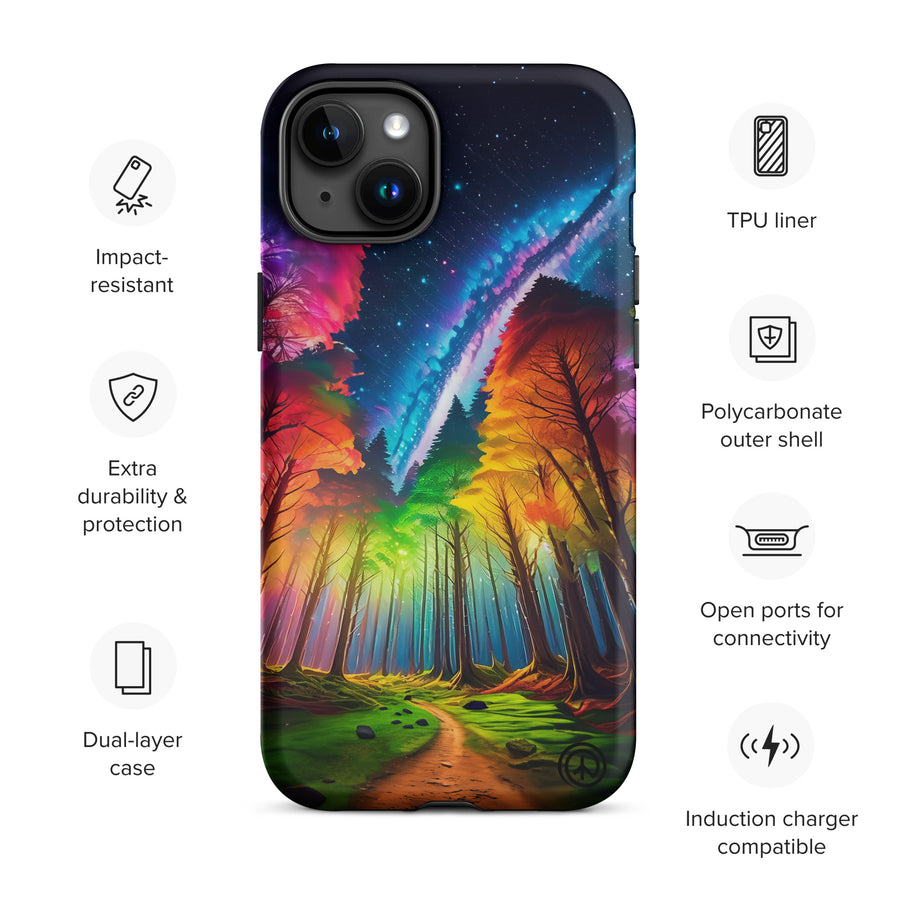 Rainbow Forest, Trans Galaxy Tough Case for iPhone®