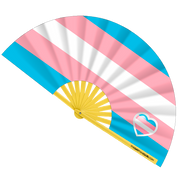 Trans Pride Flag Fan