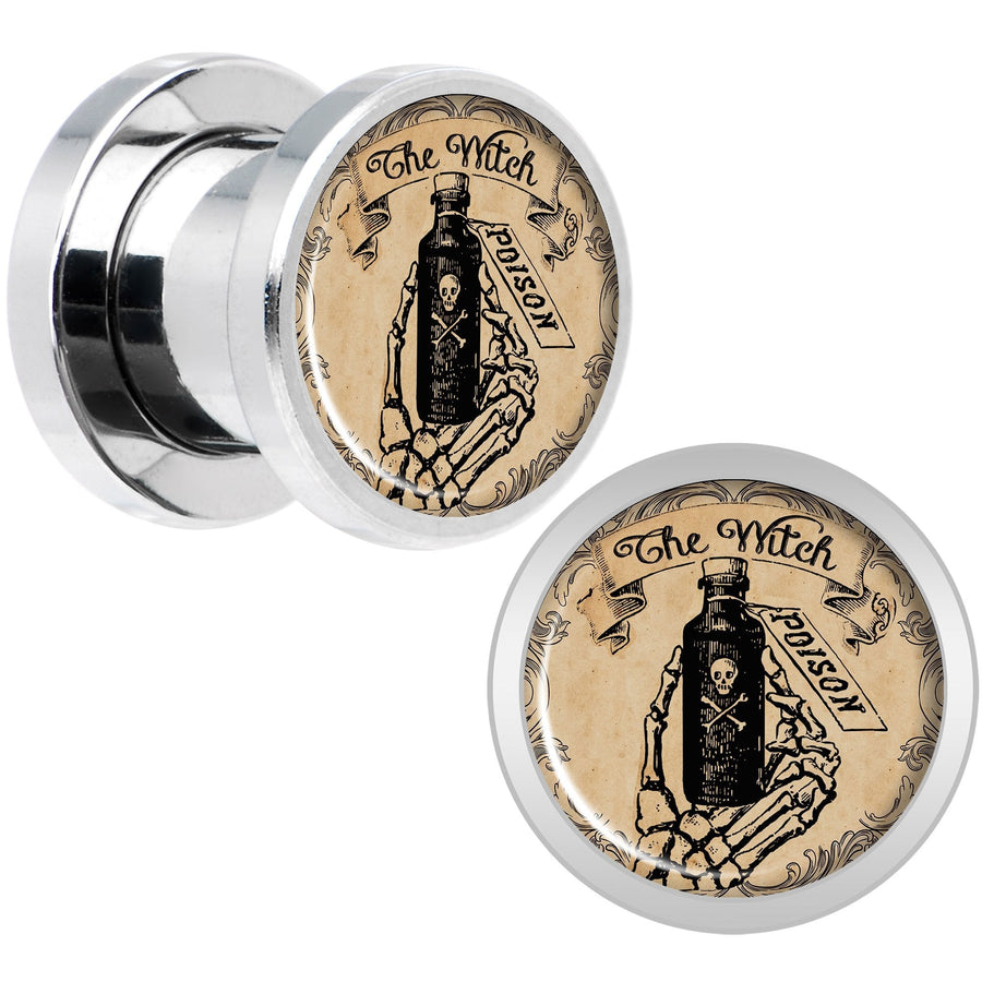 Witches Brew Poison Potion Halloween Plug Set 0G to 20mm
