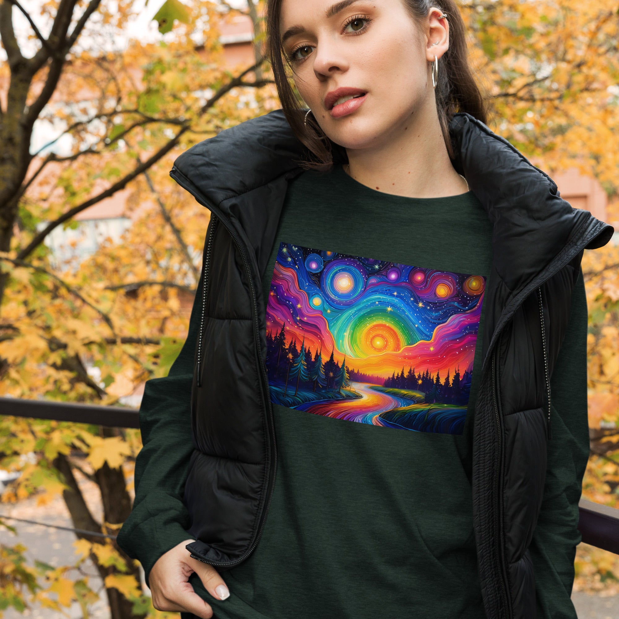 Rainbow World Unisex Long Sleeve Tee