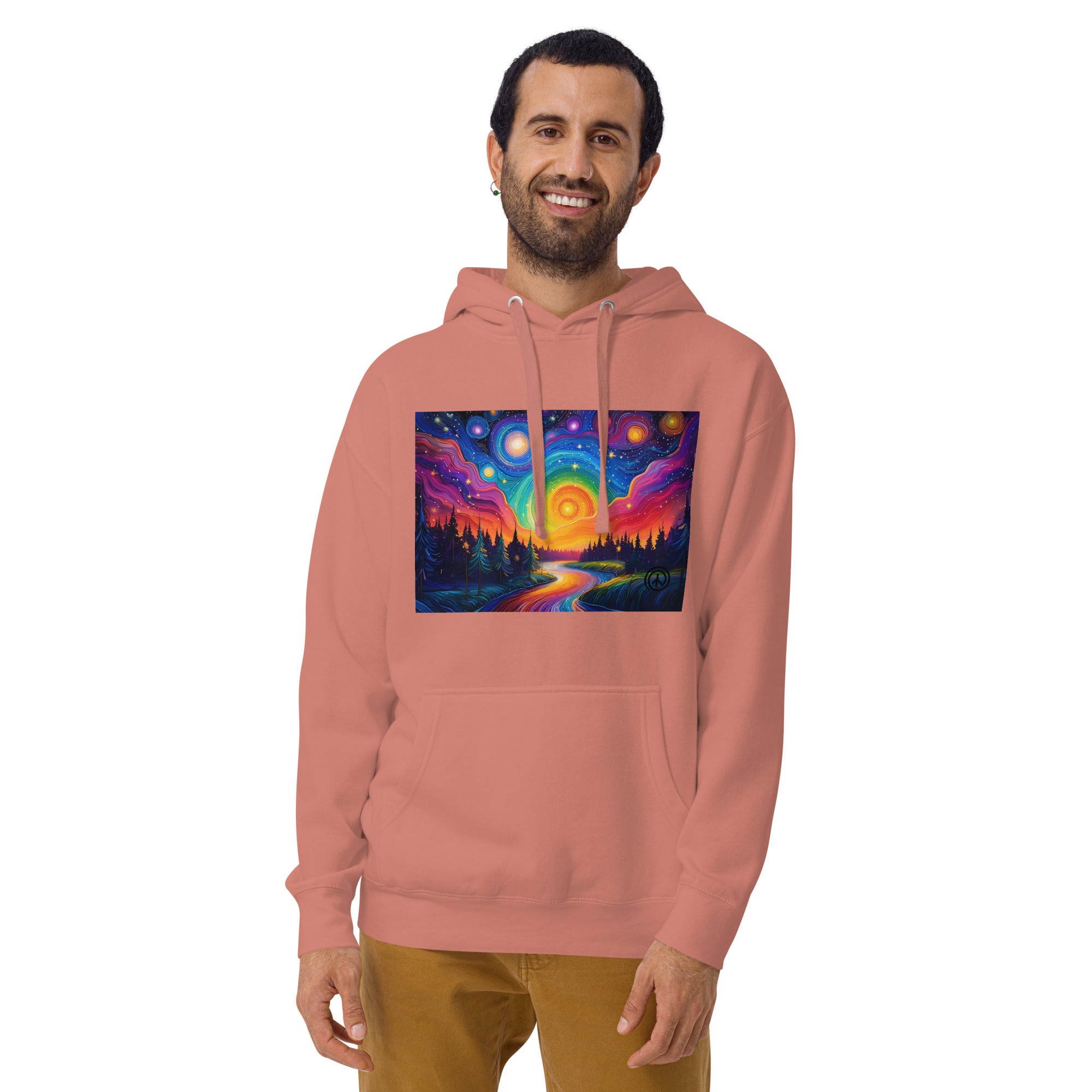 Rainbow World Unisex Hoodie – Outer Peace Gear