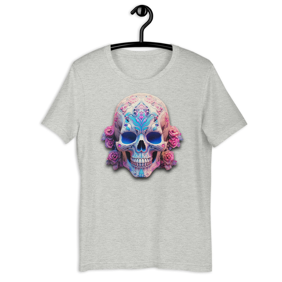 Trans Color Sugar Skull Unisex t-shirt