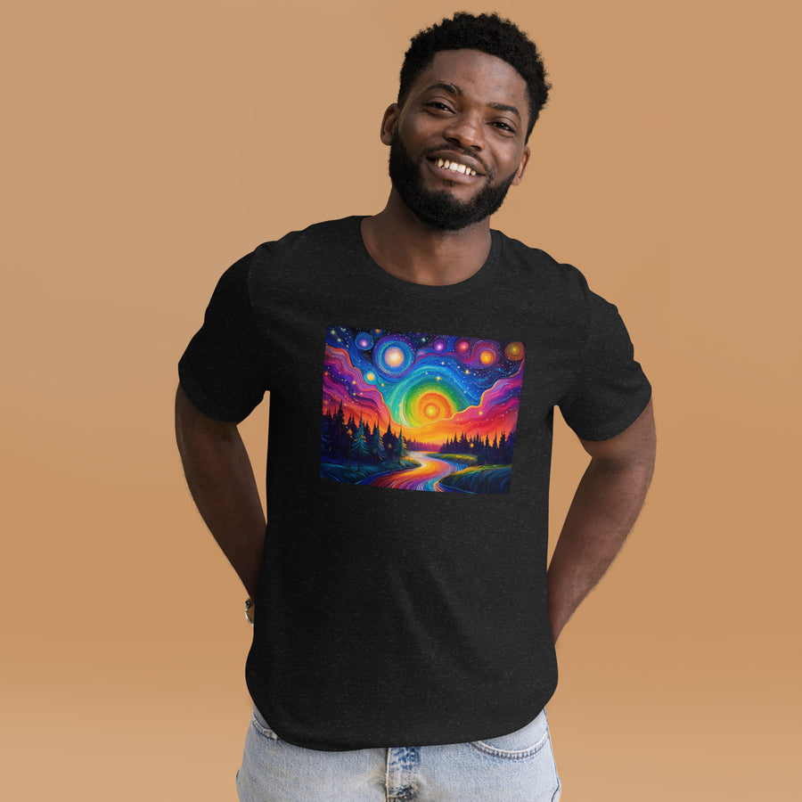 Rainbow World Non-gendered Unisex t-shirt