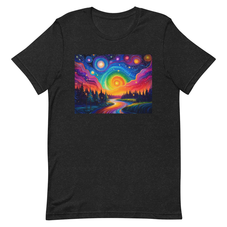 Rainbow World Non-gendered Unisex t-shirt