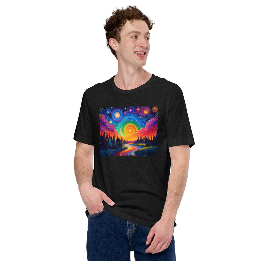 Rainbow World Non-gendered Unisex t-shirt