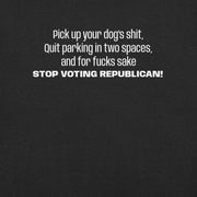 STOP VOTING REPUBLICAN Unisex t-shirt