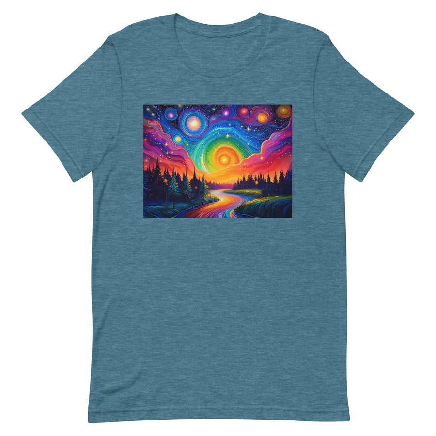 Rainbow World Non-gendered Unisex t-shirt