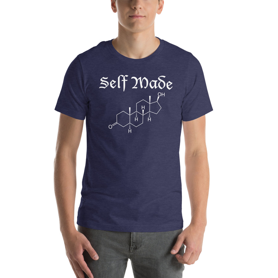 Self Made with Chemical Symbol for Testosterone Unisex t-shirt