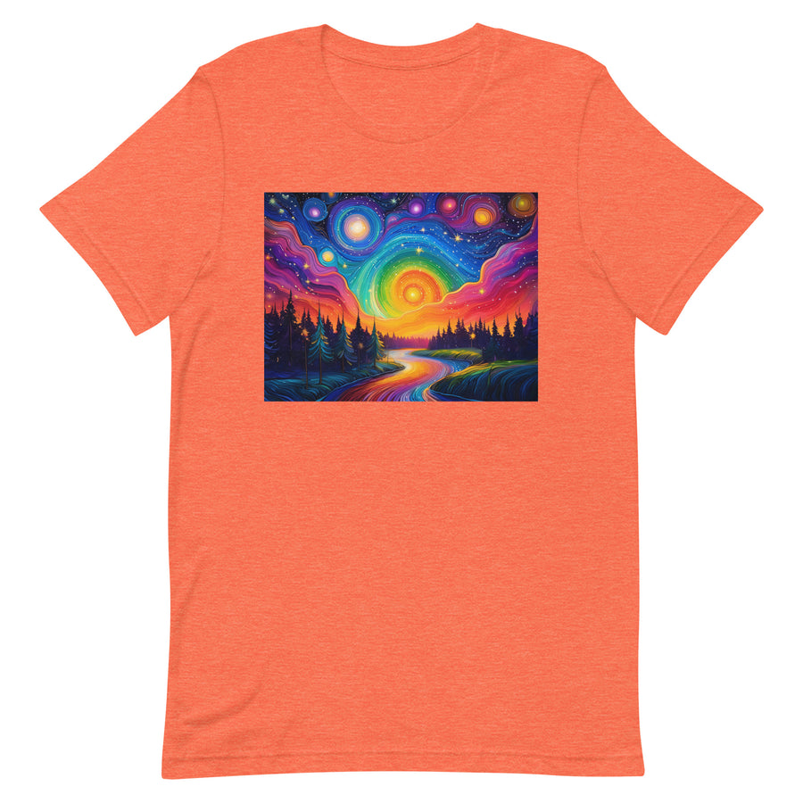 Rainbow World Non-gendered Unisex t-shirt