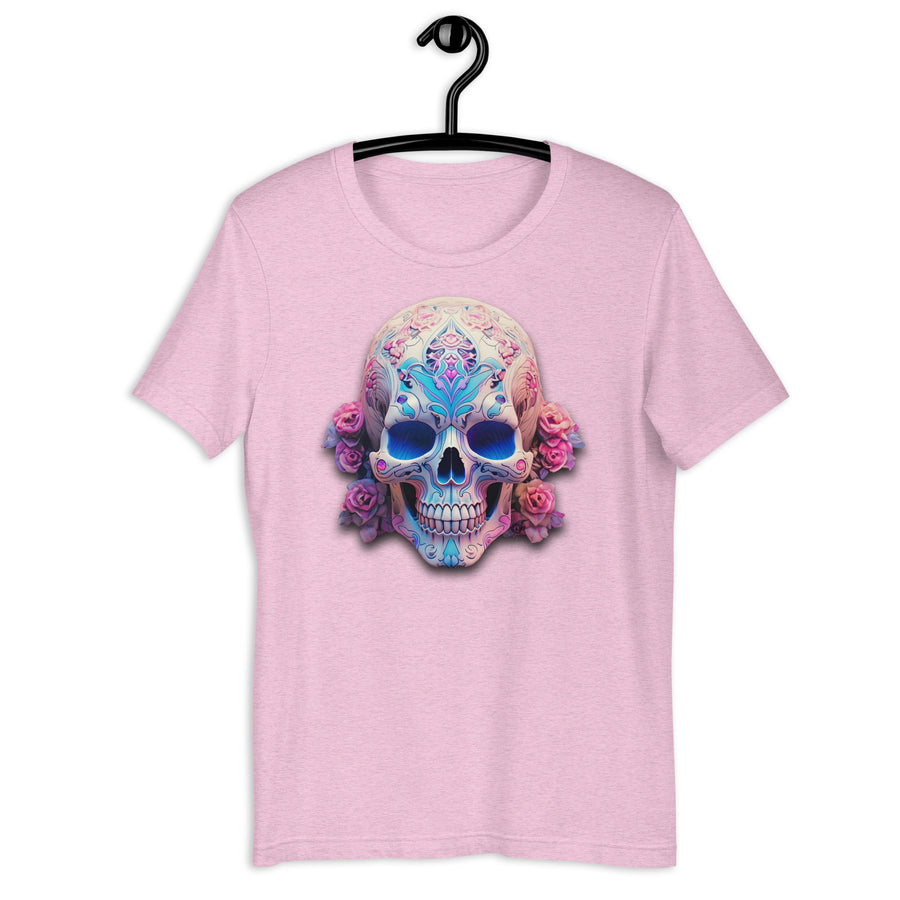 Trans Color Sugar Skull Unisex t-shirt