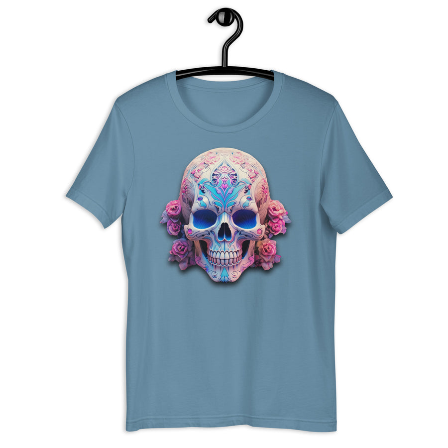 Trans Color Sugar Skull Unisex t-shirt