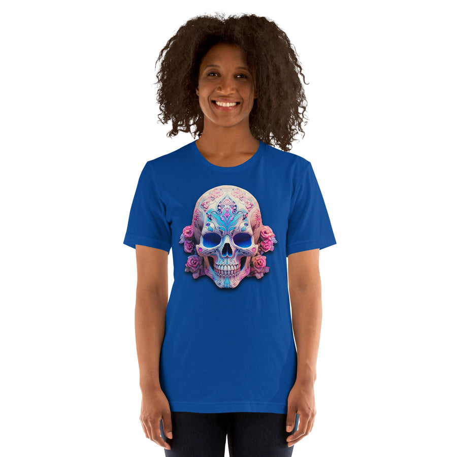 Trans Color Sugar Skull Unisex t-shirt