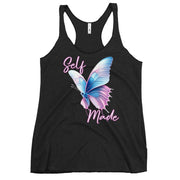 Self Made Trans Butterfly Women's Racerback Tank