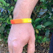 Rainbow Pride Wristband - Silicone Equality Bracelet | Love Is Love Band