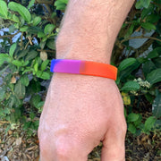 Rainbow Pride Wristband - Silicone Equality Bracelet | Love Is Love Band
