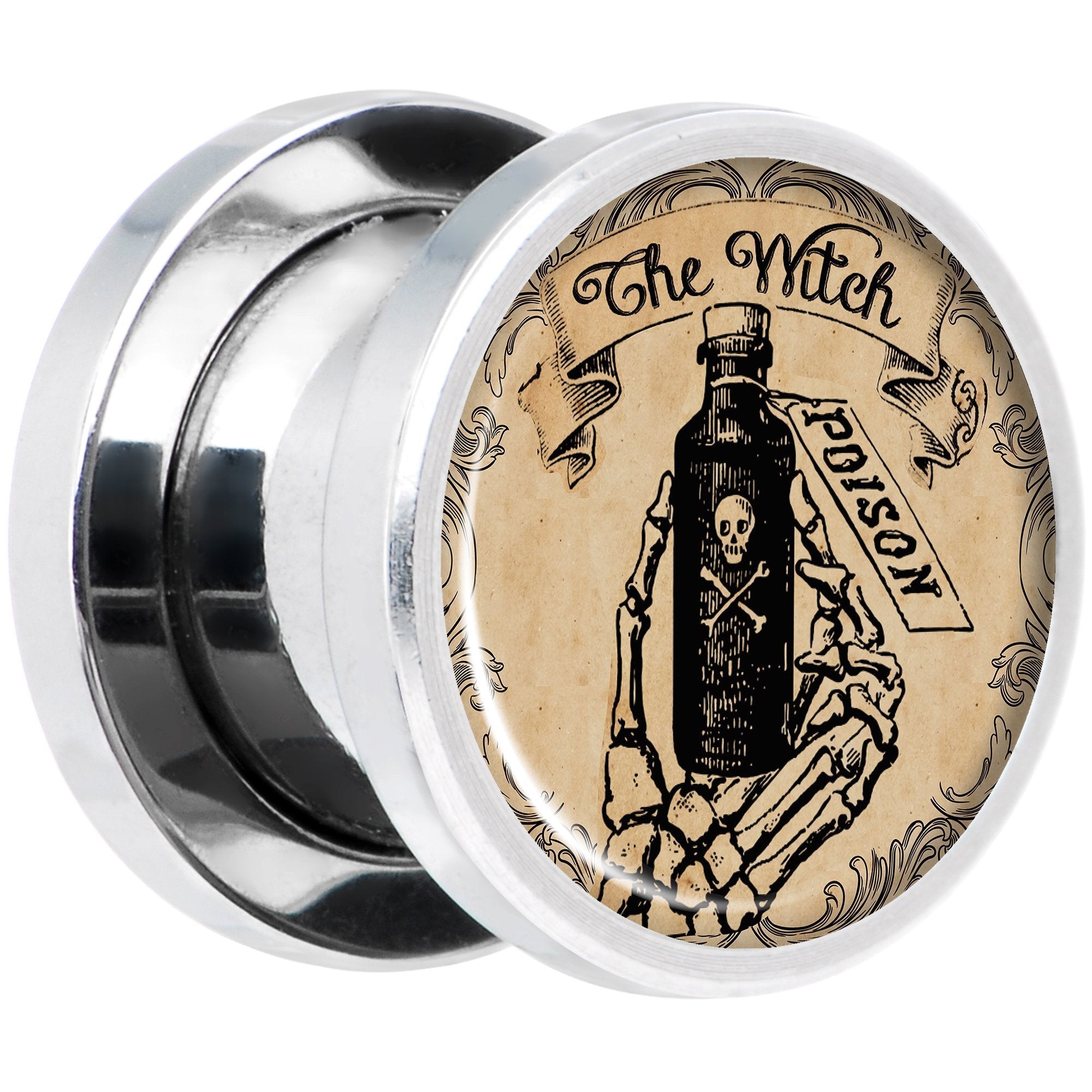 Witches Brew Poison Potion Halloween Plug Set 0G to 20mm