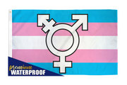 Trans (Symbol) Pride Flag 3' x 5'