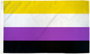 Non-Binary Pride Flag 3' x 5'