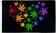 Marijuana Love Pride Flag 3' x 5'