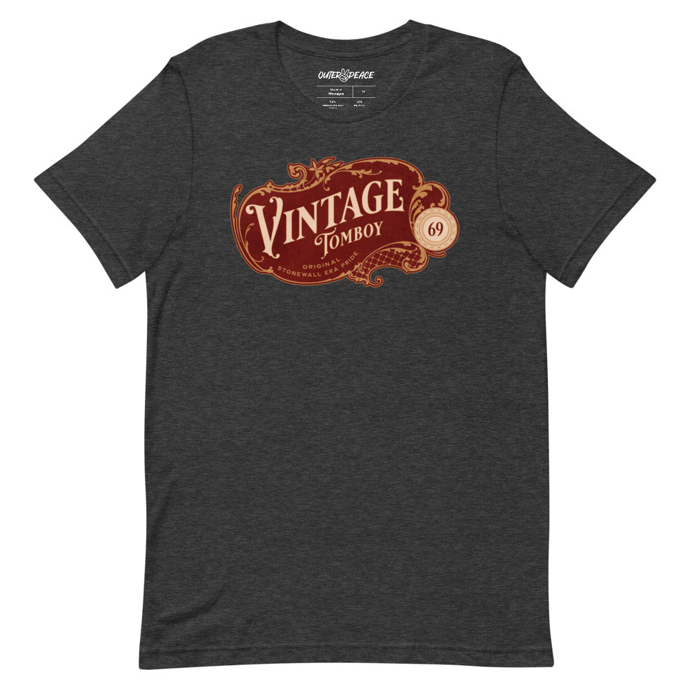 Vintage Tomboy Short-Sleeve Unisex T-Shirt – Outer Peace Gear