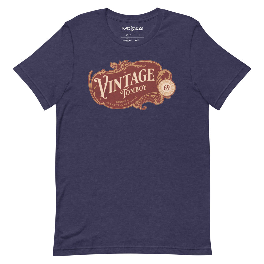 Vintage Tomboy Short-Sleeve Unisex T-Shirt – Outer Peace Gear