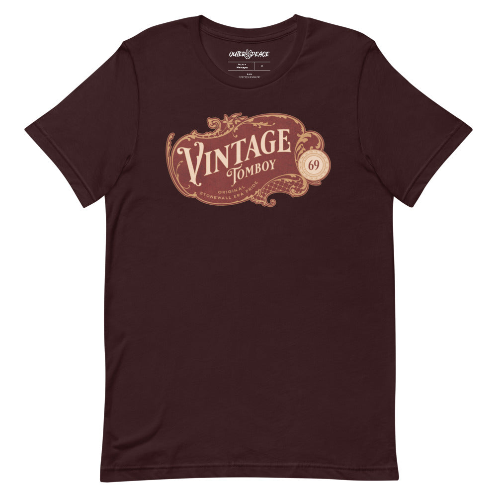 Vintage Tomboy Short-Sleeve Unisex T-Shirt – Outer Peace Gear